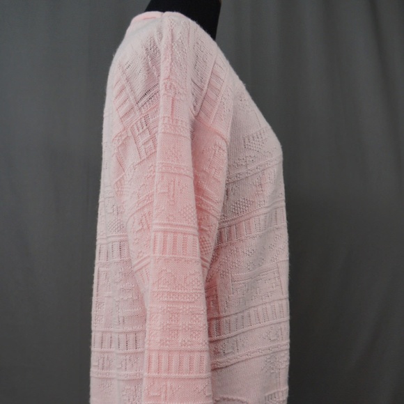 VTG Jane Adams Sweater Pink, Valley Girl, 80's - Picture 6 of 7